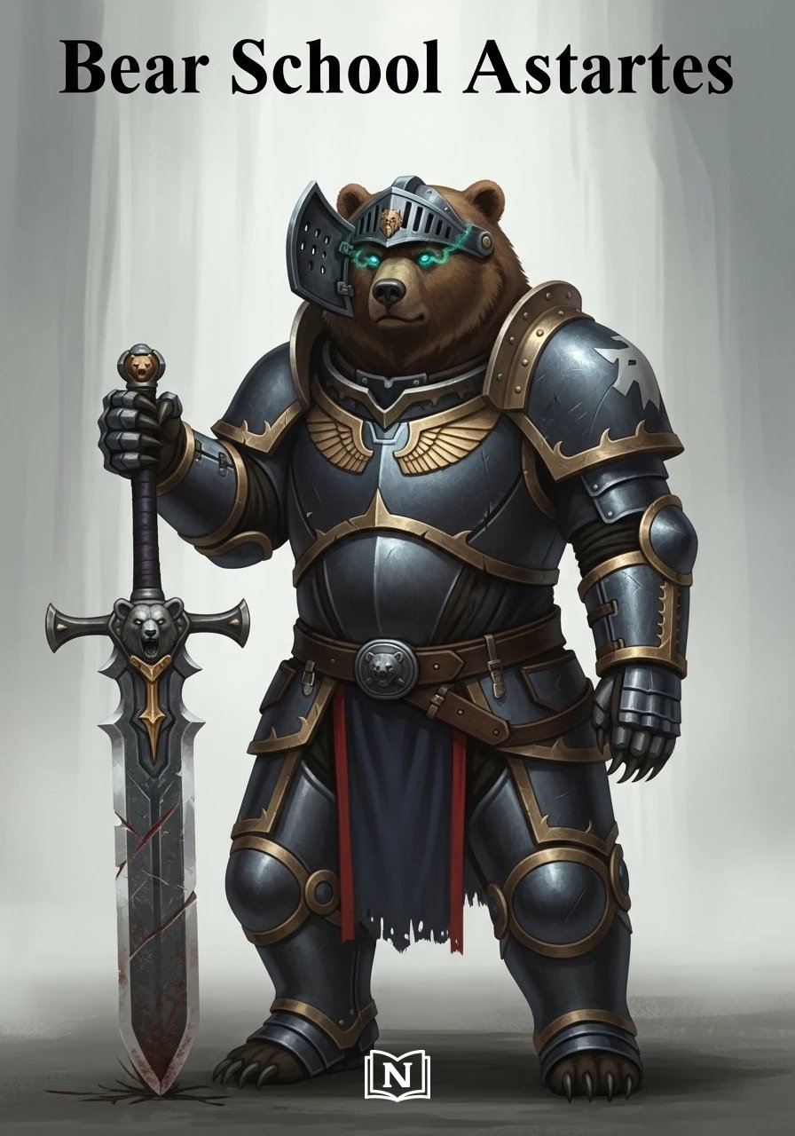 Bear School Astartes Novel