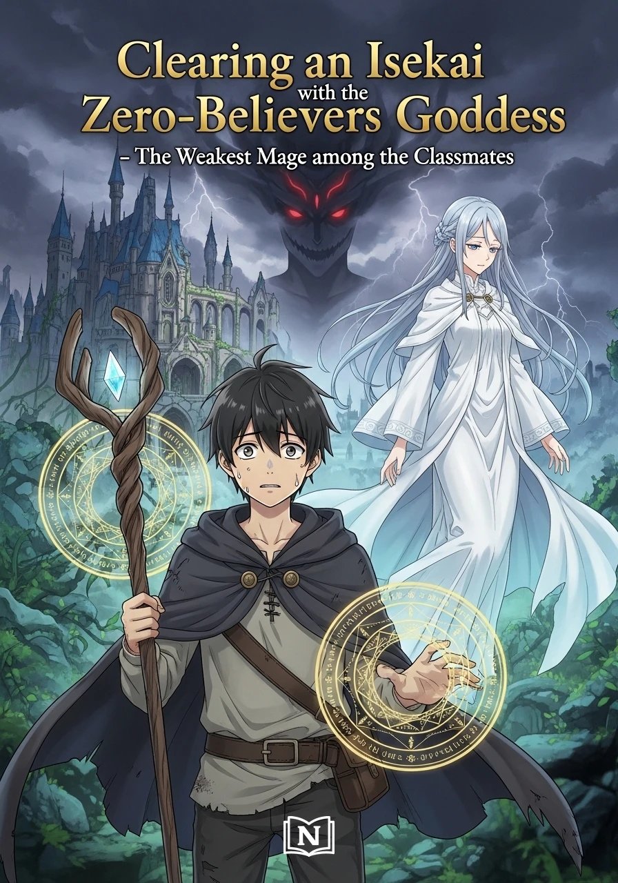Clearing an Isekai with the Zero-Believers Goddess – The Weakest Mage among the Classmates Novel