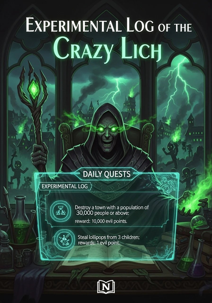 Experimental Log of the Crazy Lich Novel