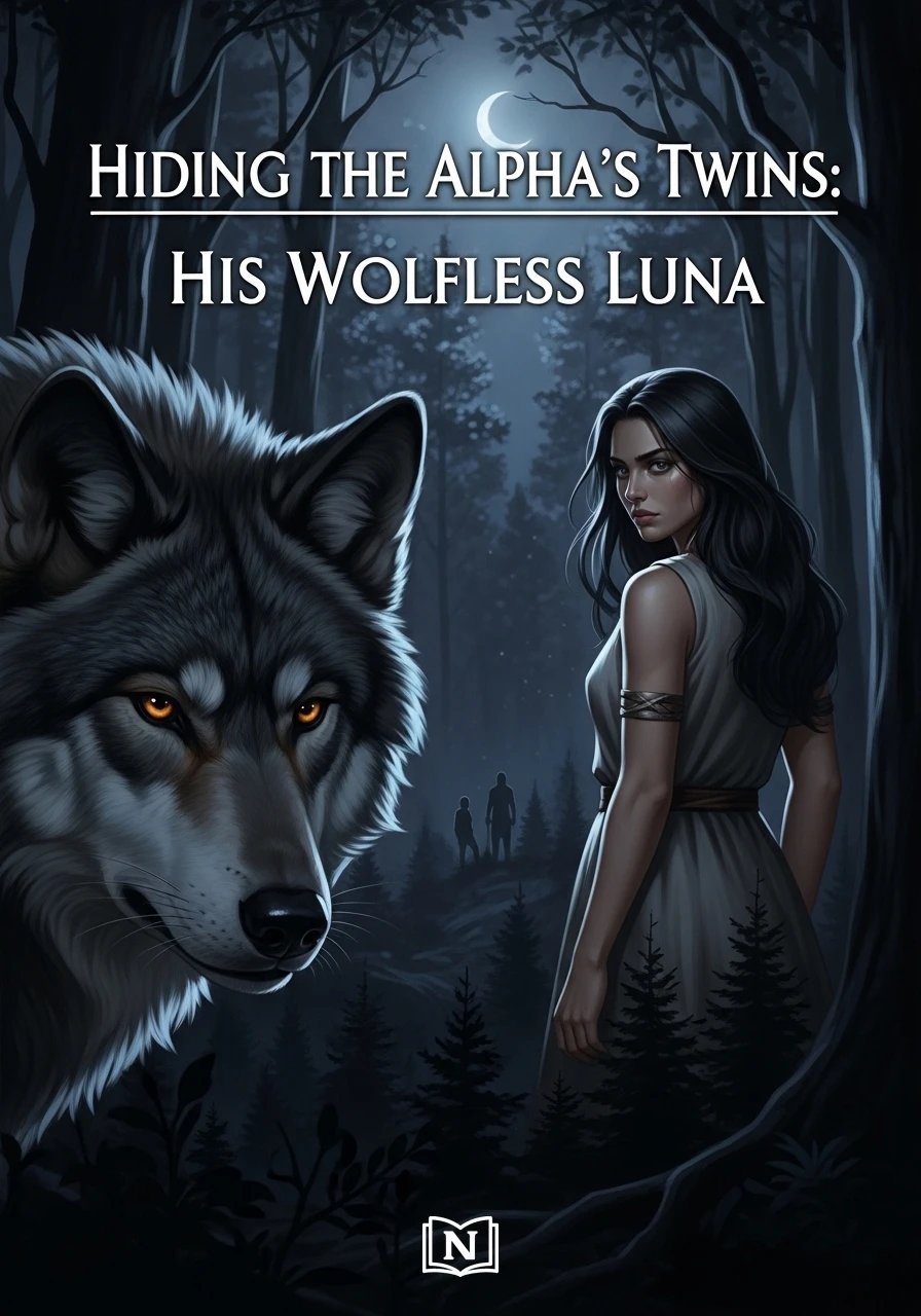 Hiding the Alpha's Twins: His Wolfless Luna Novel