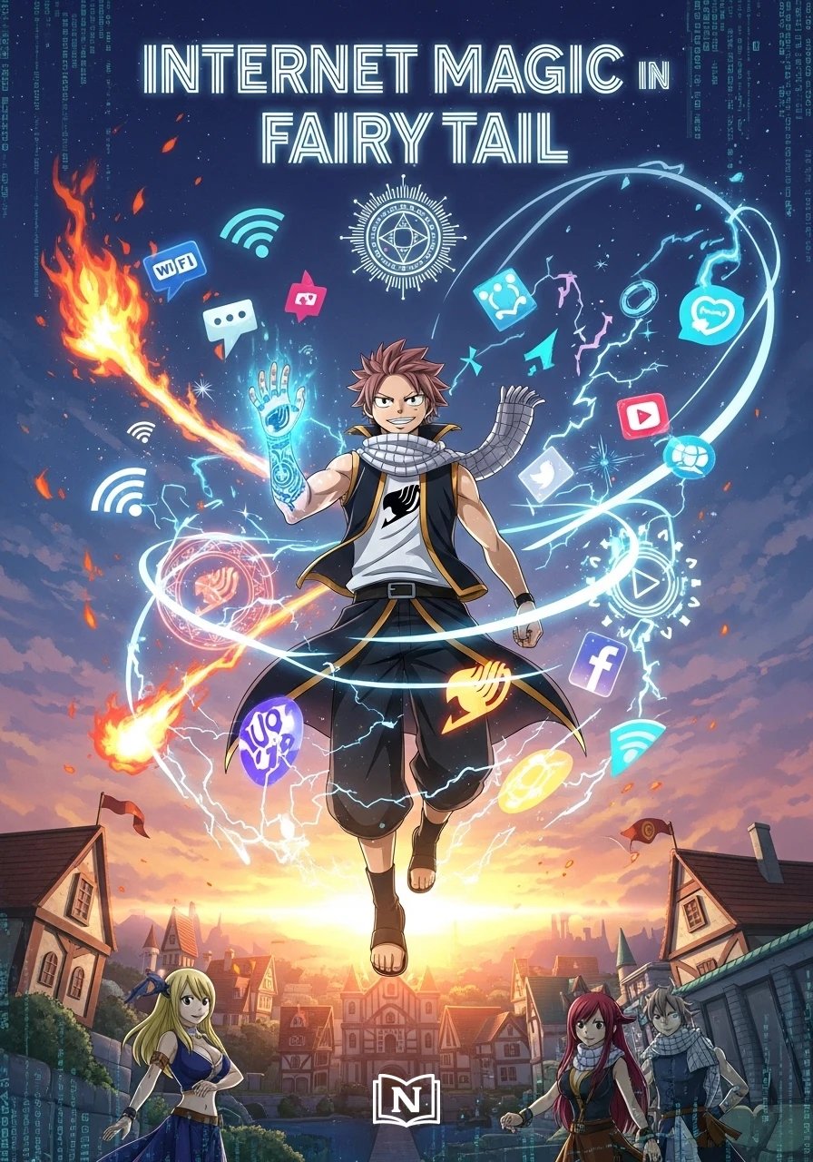 Internet Magic in Fairy Tail Novel
