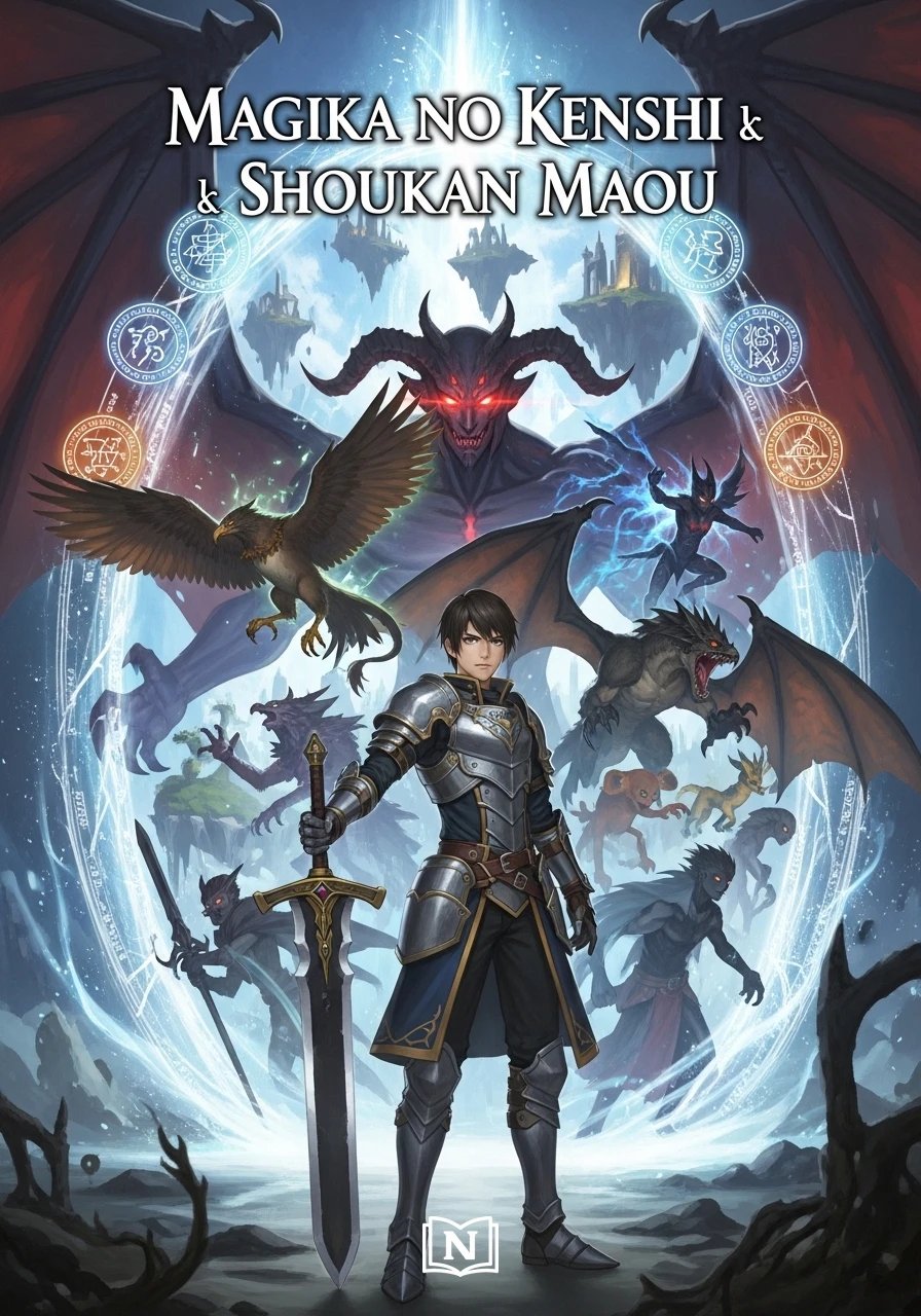 Magika no Kenshi to Shoukan Maou Novel