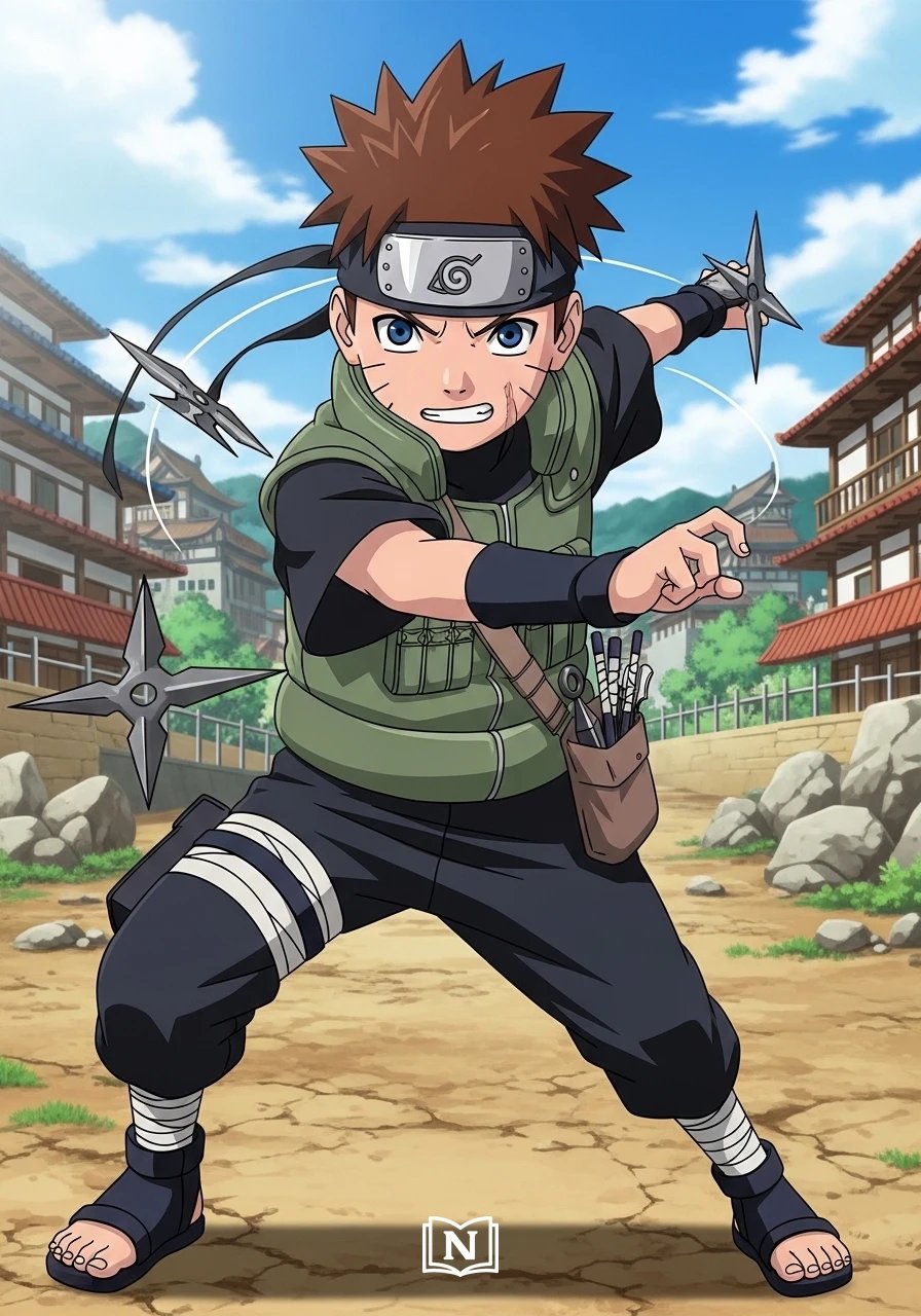 Naruto: Thrown Into the Leaf Novel