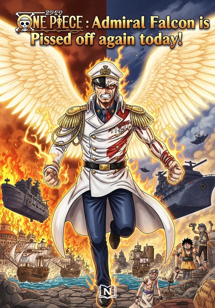 One Piece : Admiral Falcon is Pissed off again today! Novel