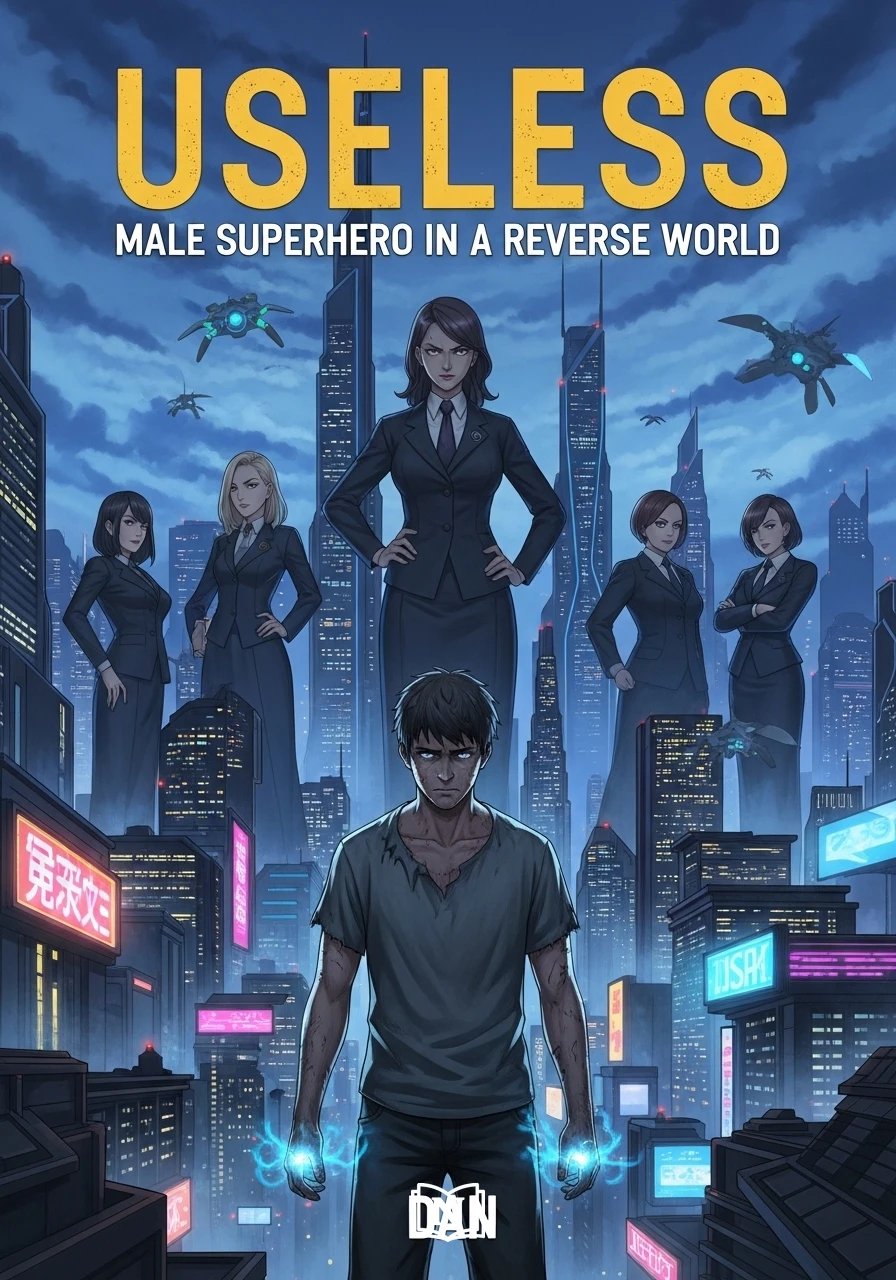 Useless: Male Superhero in a Reverse World Novel