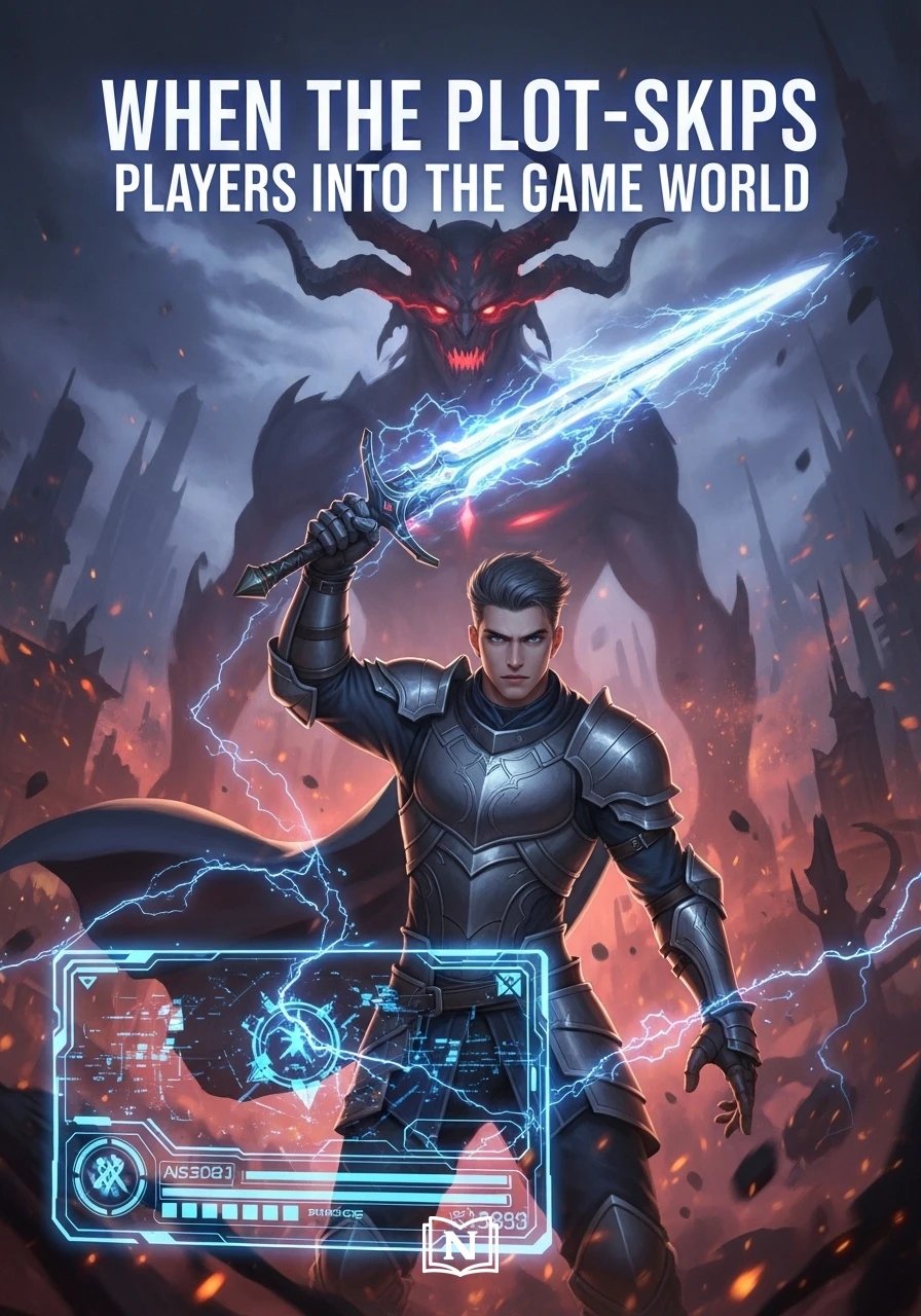 When the plot-skips players into the game world Novel